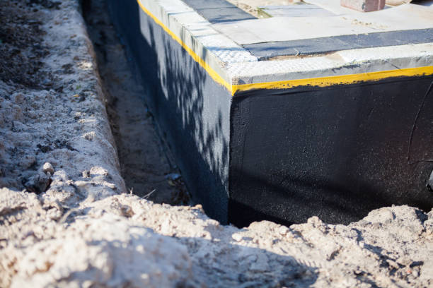 Professional Emergency Waterproofing technician working in Crivitz, WI